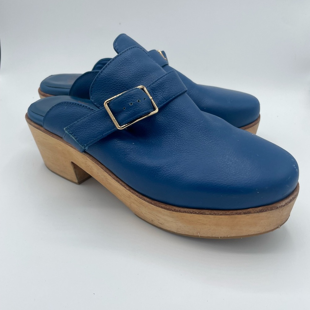 Charlotte Stone blue clogs